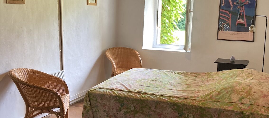 Gite double bedroom, east window